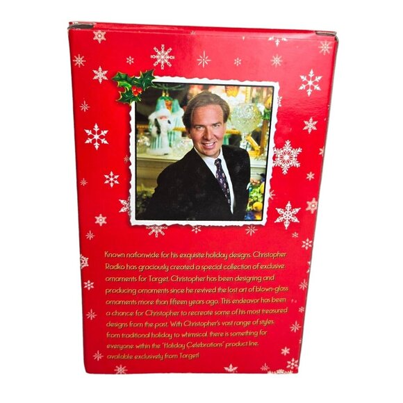 Christopher Radko Retired Target Exclusive Double Santa Christmas Ornaments New - Picture 3 of 6